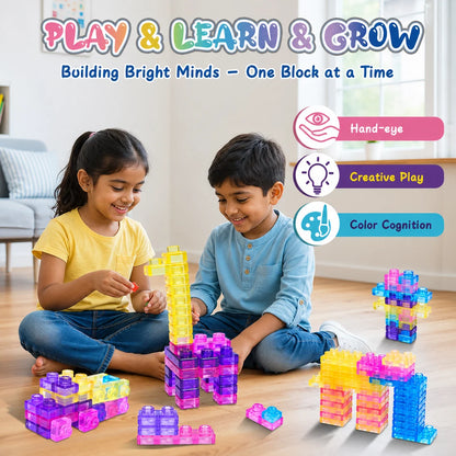 Soft Sensory Building Blocks Set – 40PCS