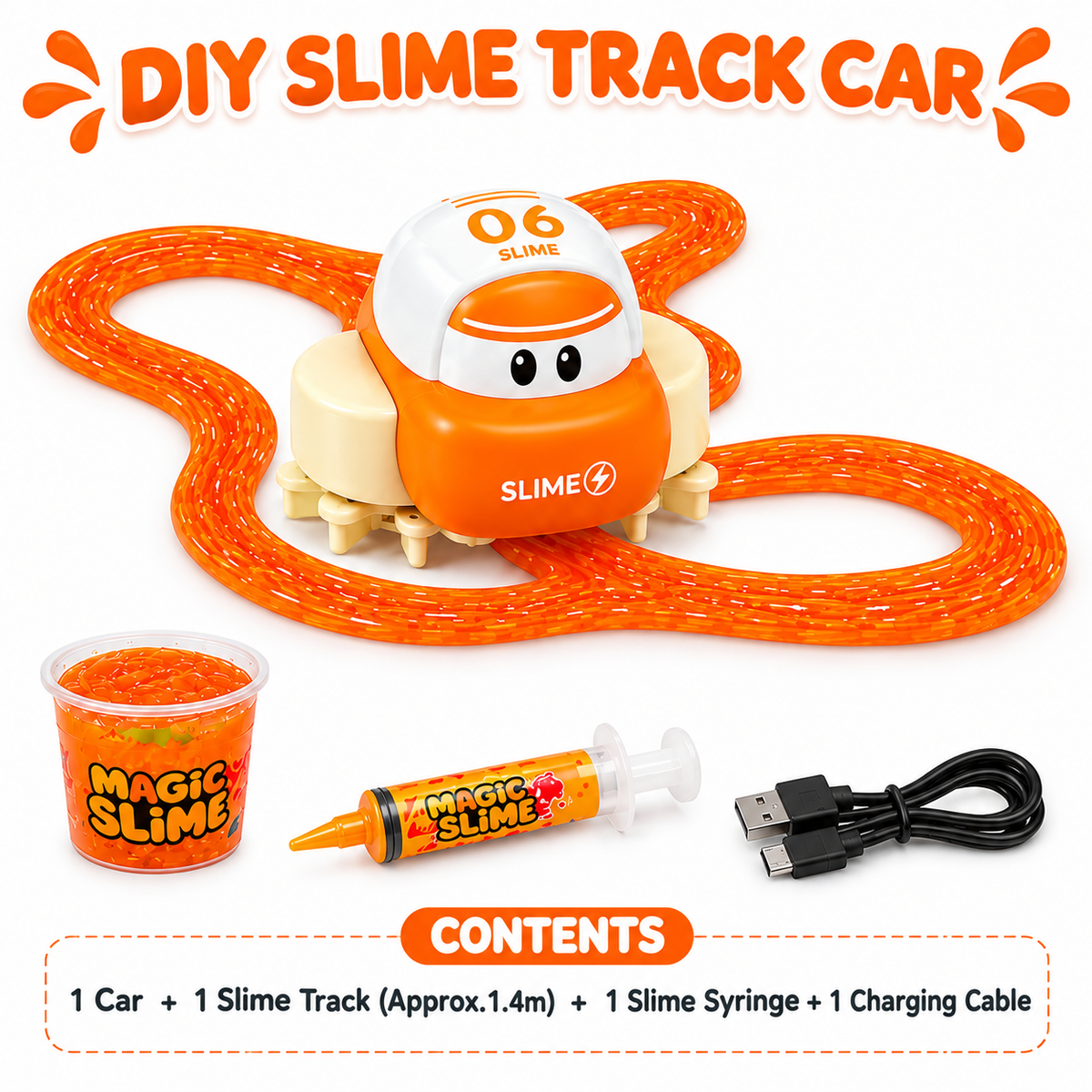 DIY Slime Track Car