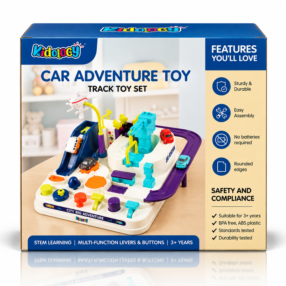 Car Adventure Rescue Track Set Educational Toy