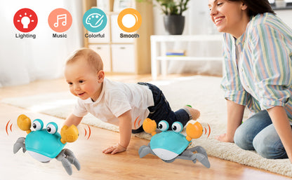 Dancing Musical Crawling Crab Baby Toy