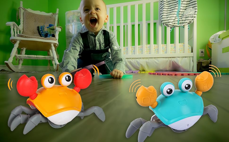Dancing Musical Crawling Crab Baby Toy