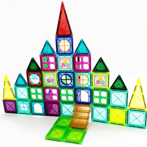 Kidology Magnetic Building Tiles Set (56 Pcs)