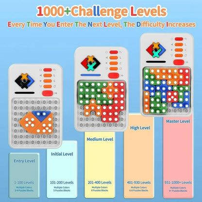 Super Blocks Pattern Matching Puzzle