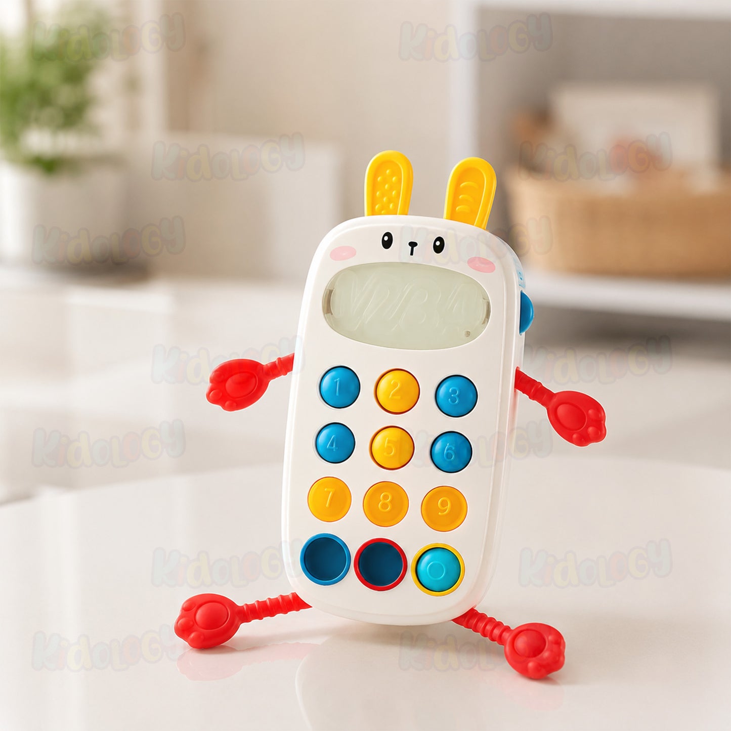 Kids Realistic Phone Pull String Activity Toy