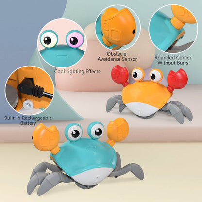 Dancing Musical Crawling Crab Baby Toy