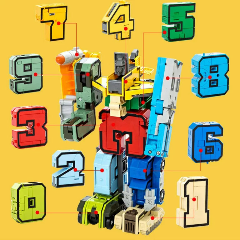 NumberBot Transformers Set