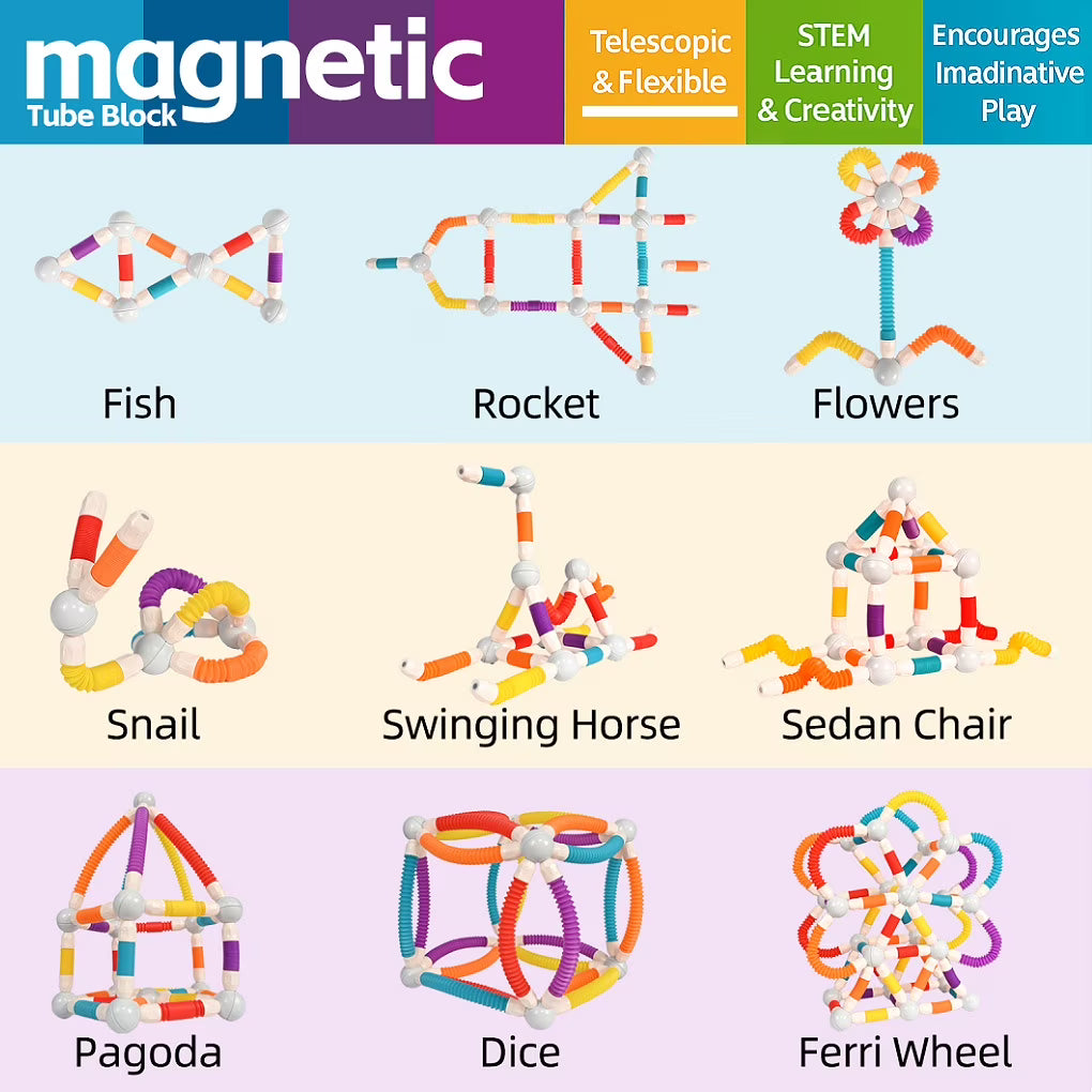 flexible Magnetic Tube Blocks