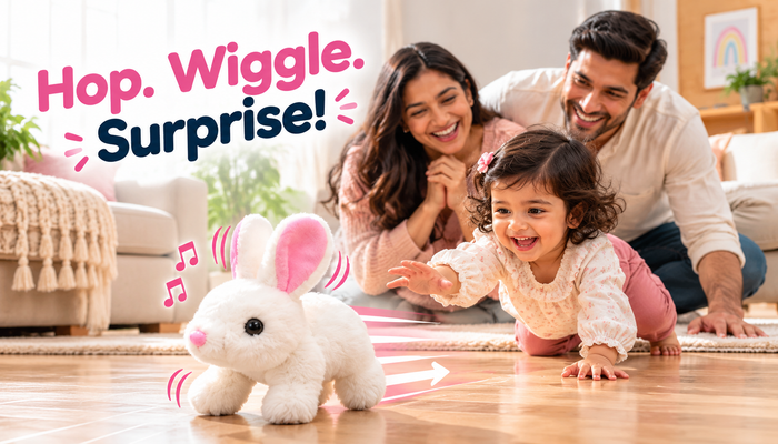 Hop. Wiggle. Surprise!