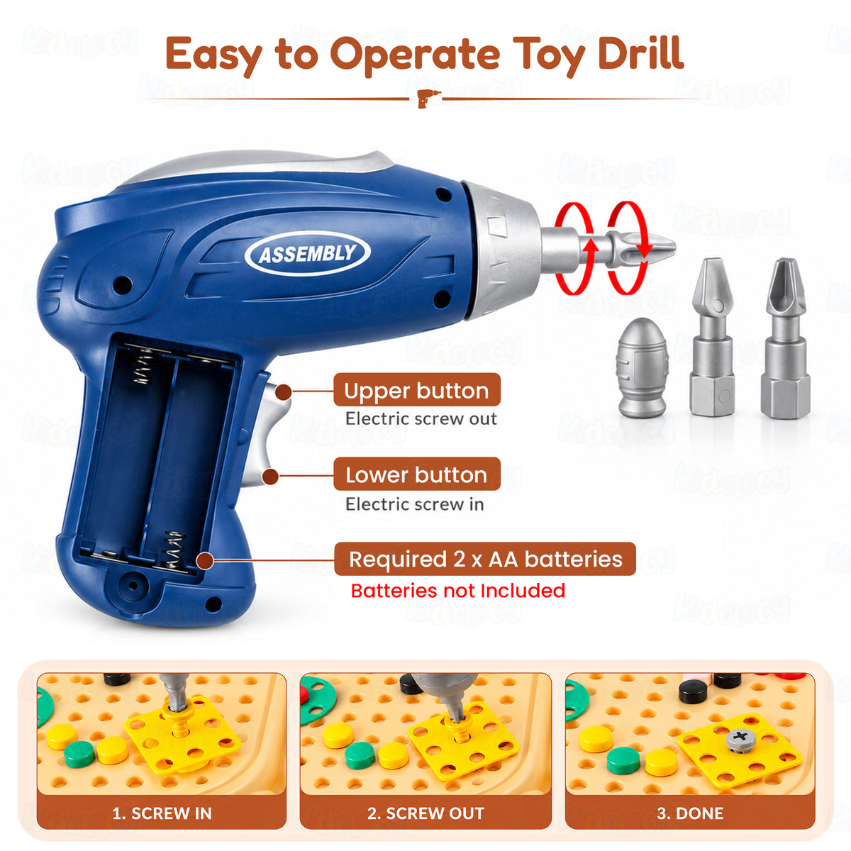 203-Piece Toolbox Drill Puzzle Set by Kidology, view 23