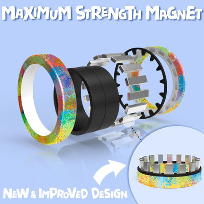 Magnetic Ring Spinner Therapy Toy