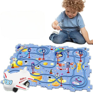 Track Master DIY Race Car Set: Aviation Edition