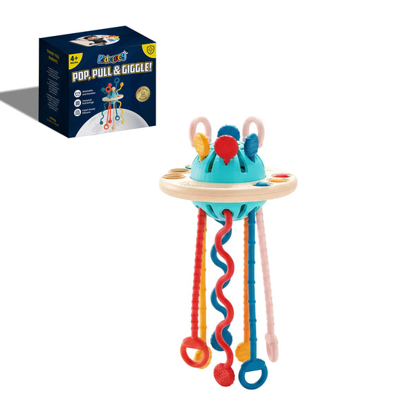 Silicone Pulling String Toy