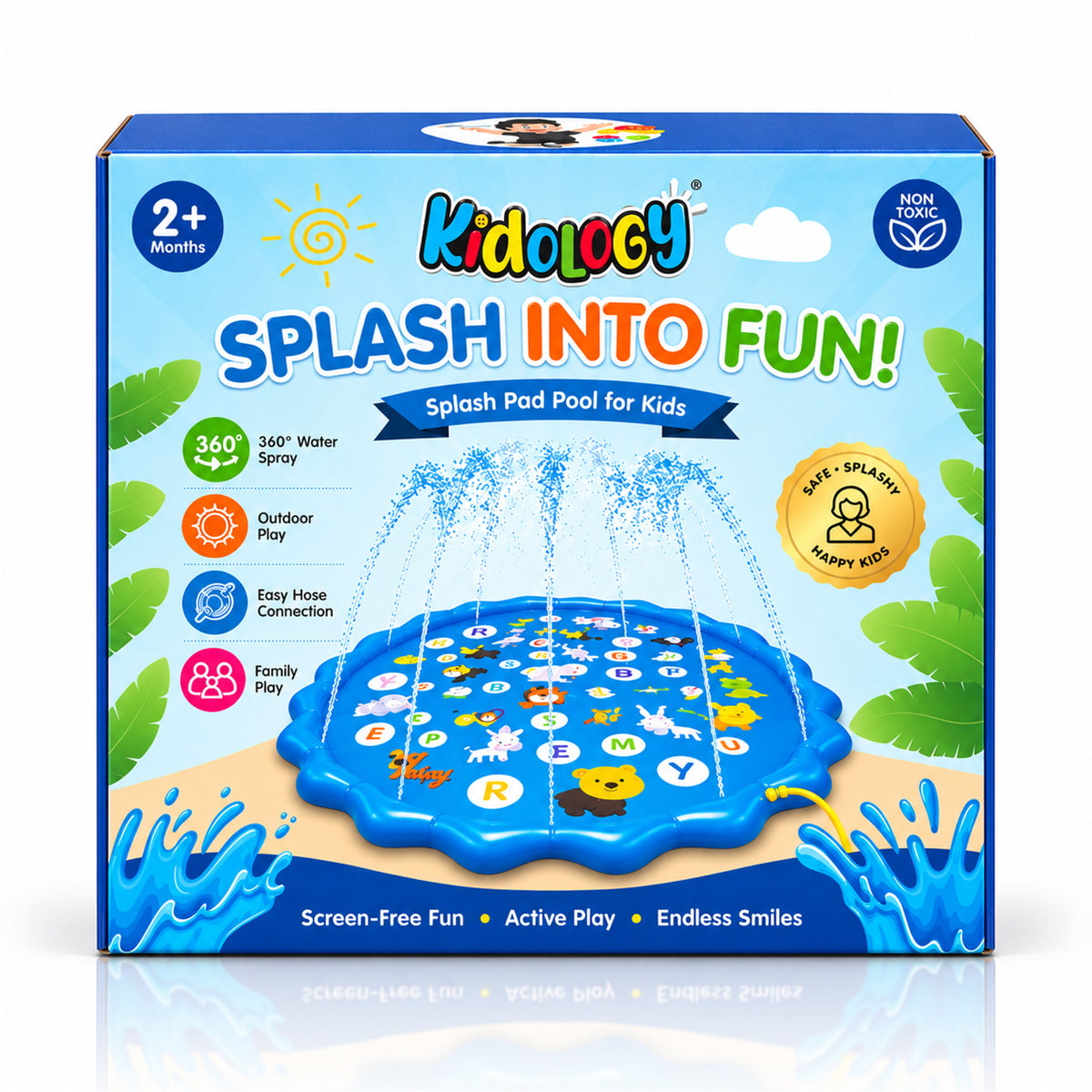 Alphabet Sprinkler Kids Activity Play Mat