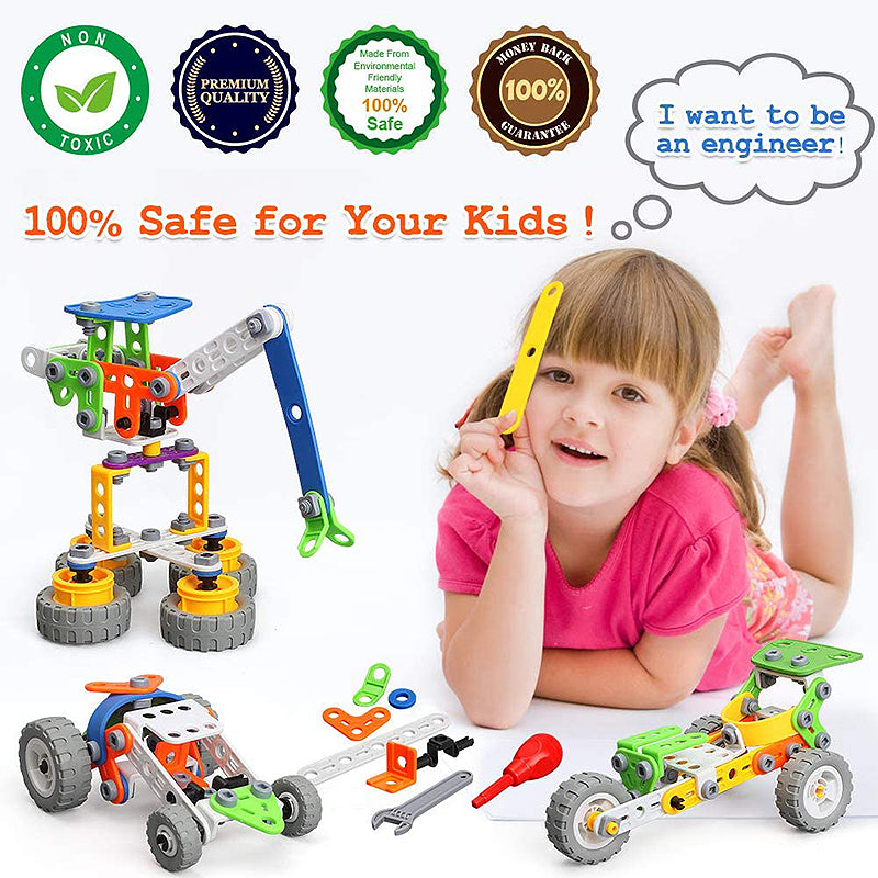 DIY Construction Building Blocks Toy Set
