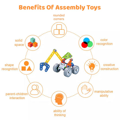 DIY Construction Building Blocks Toy Set