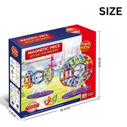 Magnetic Chip Building Block Set (66 Pcs)