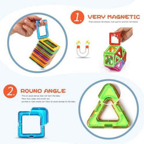 Magnetic Chip Building Block Set (66 Pcs)