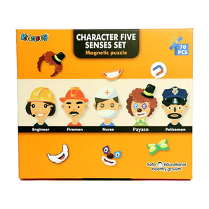Character Shape Magnetic Puzzle Game